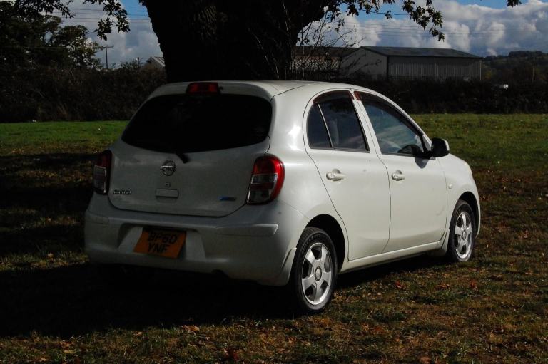 NISSAN MICRA MARCH White Auto Petrol 2010