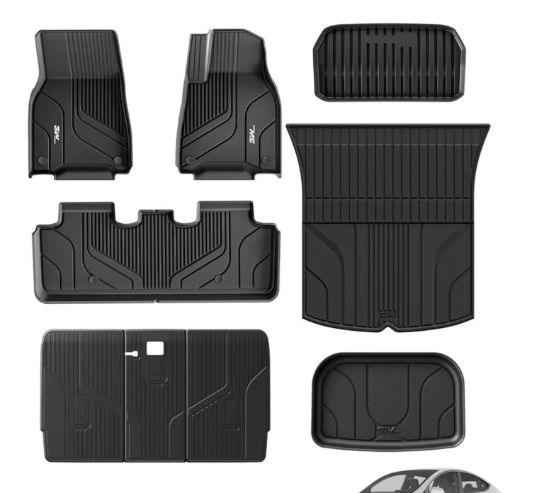 Tesla Model Y 3W rubber mat set