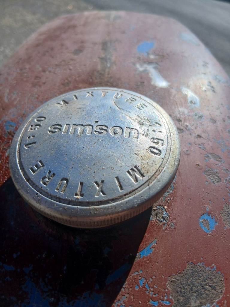 SIMSON TWO STROKE PETROL TANK- CAP AND FUEL TAP