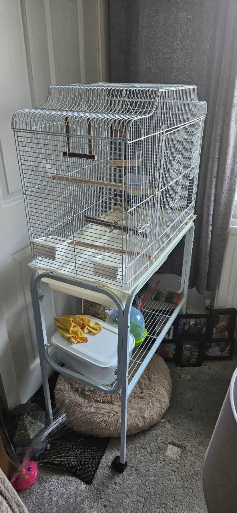 Bird cage & stand 