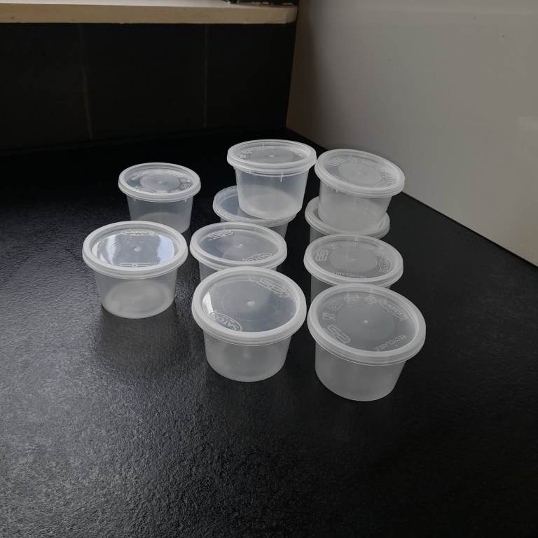  Small Plastic Container x10