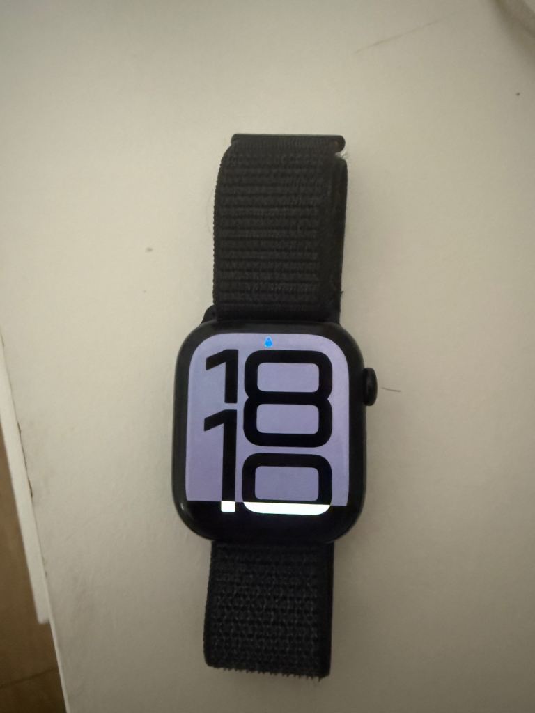 Apple Watch series 10 with Black Fabric Strap – like new