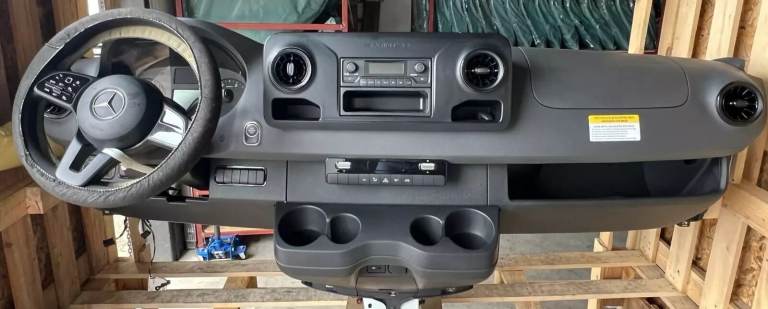 Left hand drive W907 Mercedes sprinter full dashboard panel 2019 - 2026 model new
