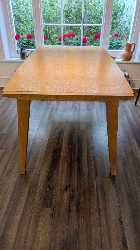 Solid Oak Extending Dining Table — £250 ONO