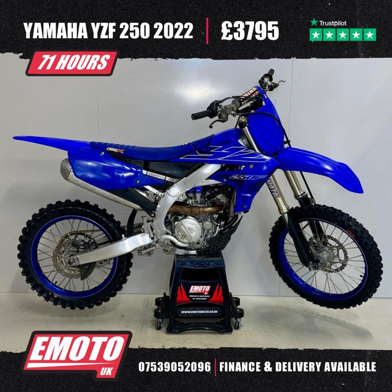 YAMAHA YZF 250 2022 Motocross Bike 250cc @EmotoUK - Finance Available