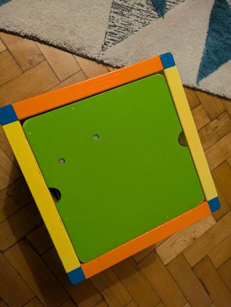 Wooden Activity Cube