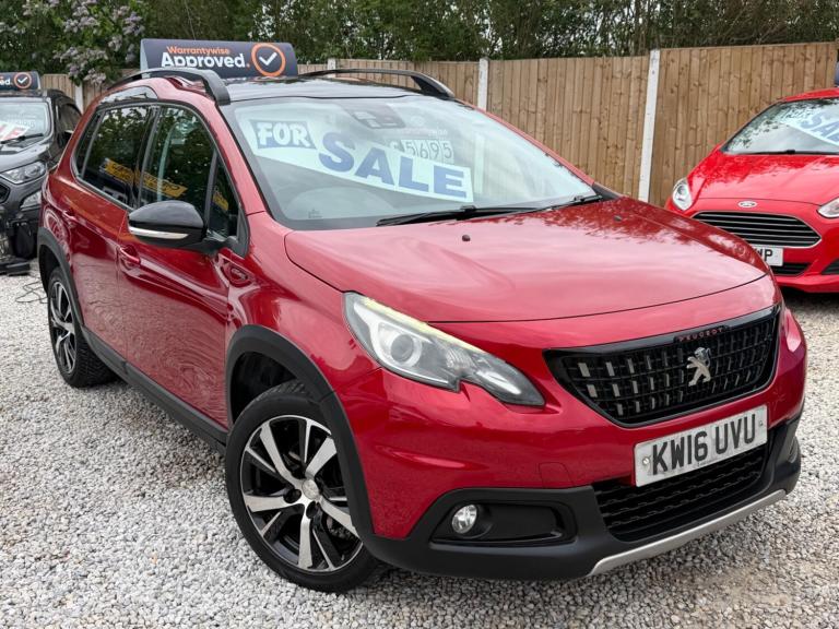 2016 Peugeot 2008 1.6 BlueHDi GT Line Euro 6 (s/s) 5dr HATCHBACK Diesel Manual