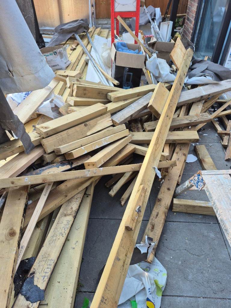 Various sized timbers