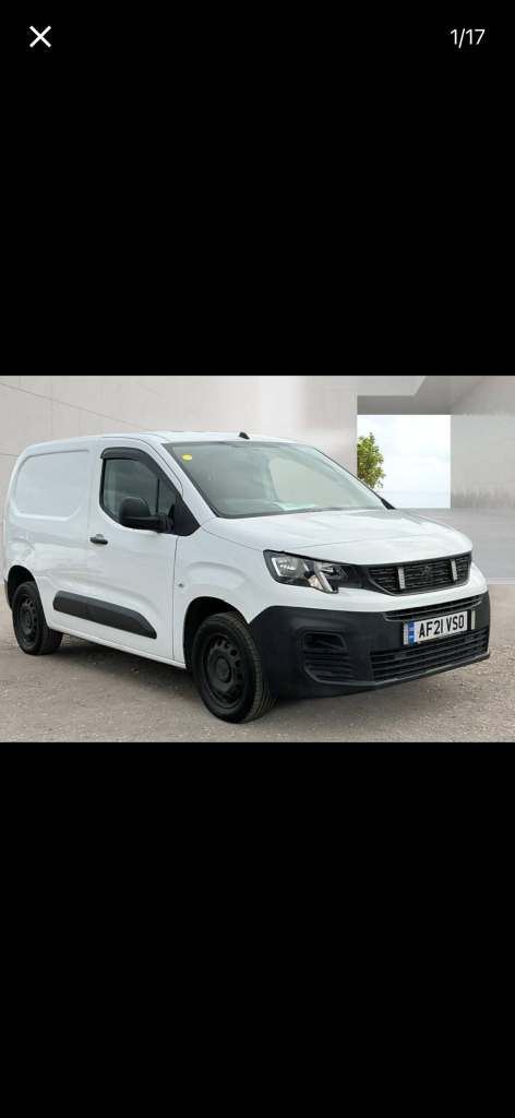 2021 Peugeot Partner 1000 1.5 BlueHDi 100 Professional 1 owner no vat Van PANEL VAN Diesel Manual