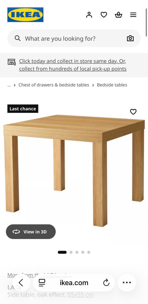 IKEA LACK table