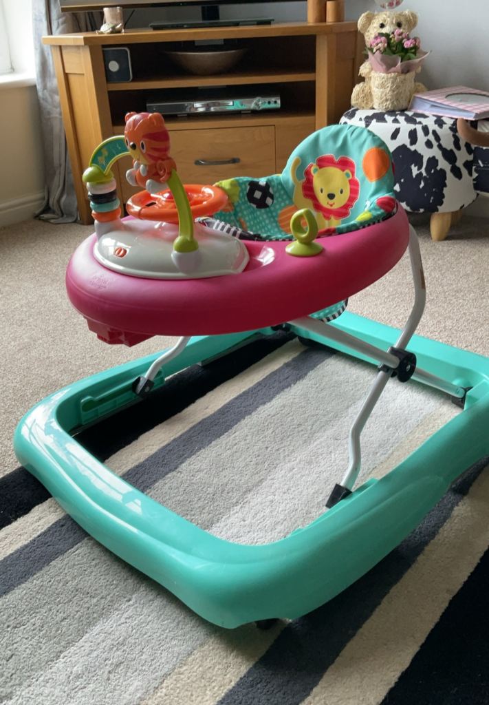 Bright Starts Foldable Baby Walker.