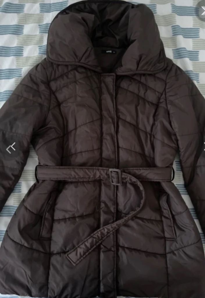 Ladies quilted jacket / coat size 16