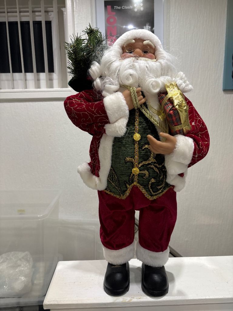 Large Standing Santa Christmas Decoration – Good Condition