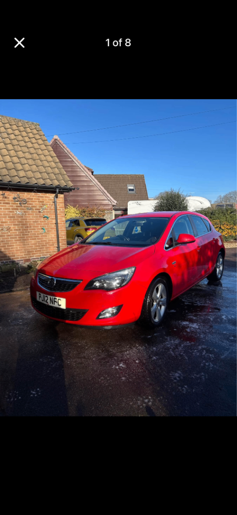 Vauxhall, ASTRA, Hatchback, 2012, Manual, 1598 (cc), 5 doors