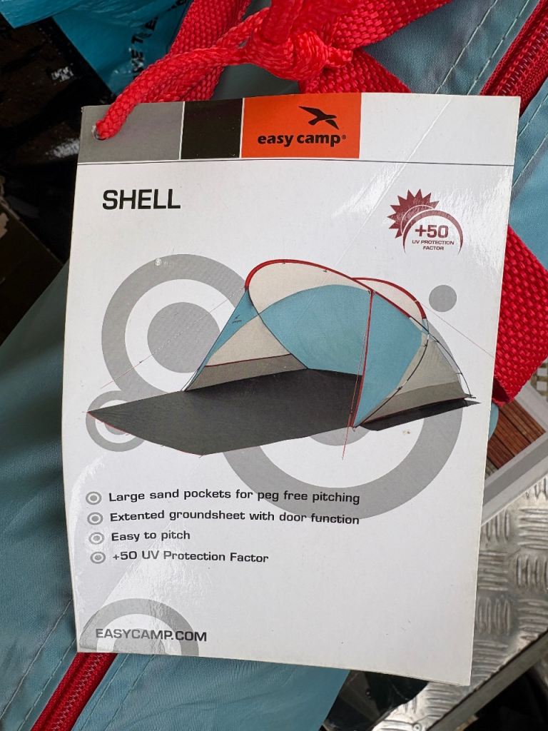 Beach Shelter half tent, New