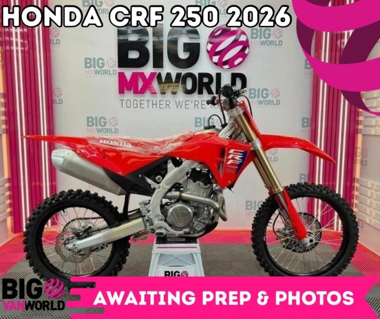 Honda CRF 250 2026 - Only 35 Hrs - NewPiston, NewWheels, NewExhaust