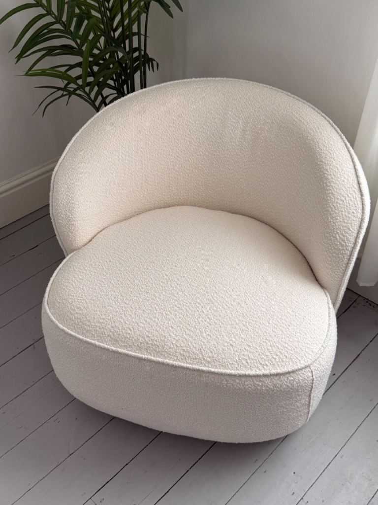 Boucle Teddy chair 