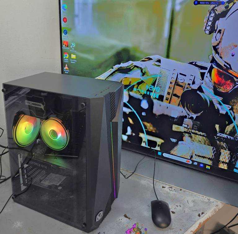 REDUCED Gaming PC,GTX 1660 SUPER (6GB),Core i7 gen 7 3.60GHz,16GB RAM,256GB SSD+1TB