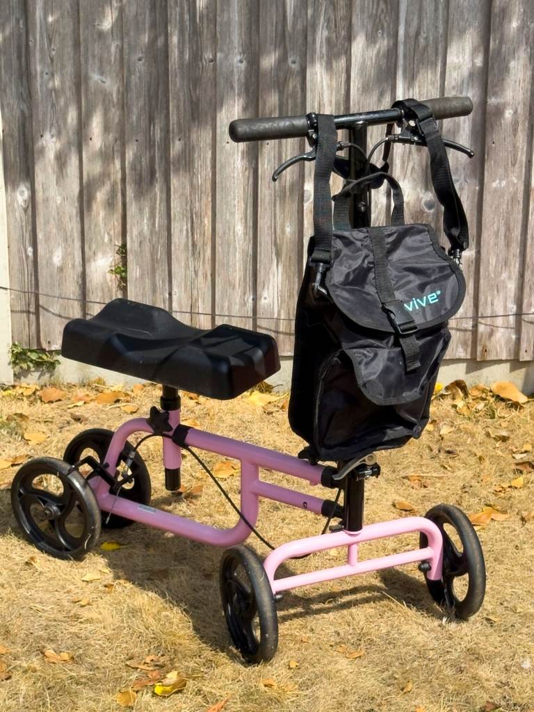 BREXIT friendly Knee Walker / Scooter (Pink ) by Vive Mobility - Used, Great Condition