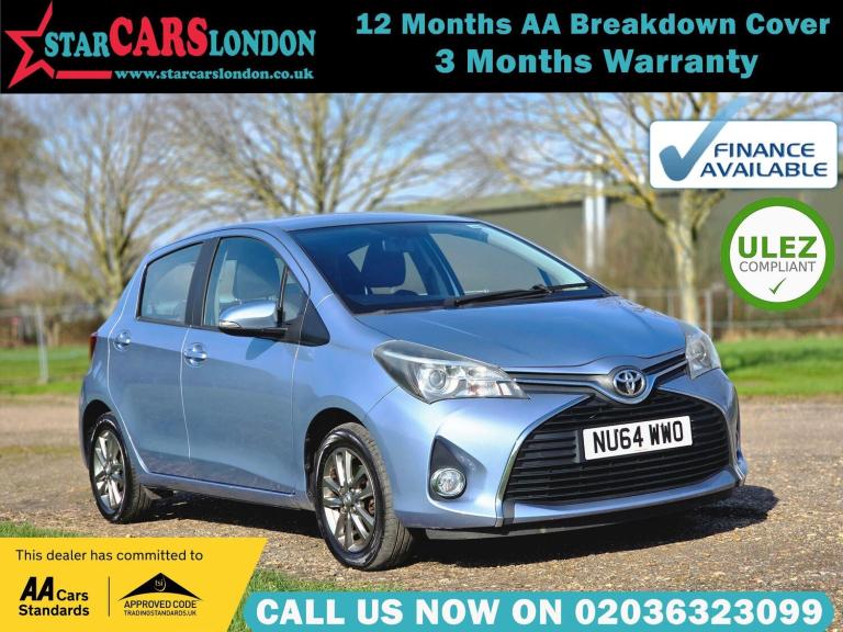 2014 Toyota Yaris 1.33 Dual VVT-i Icon Multidrive S Euro 5 5dr Euro 5 HATCHBACK Petrol Automatic
