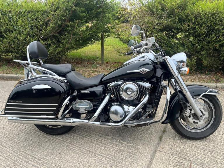 2007 07 KAWASAKI VN 1600 D6F CLASSIC TOURER CRUISER TOURING VN1600 BLACK