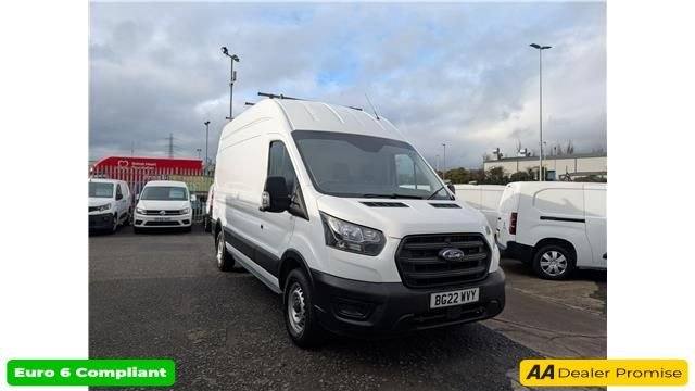 2022 Ford Transit White 2.0 350 EcoBlue Euro 6 panel van, 71,300 miles, ULEZ compliant, 6-spe Pan...