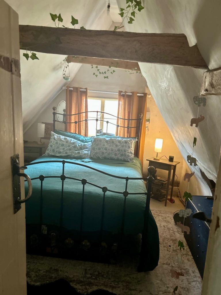 King size metal bed frame only