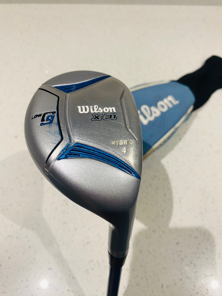 * BRAND NEW *  LADIES WILSON X-31 #4 HYBRID / RESCUE WOOD.  R/H.