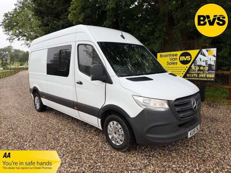 2019 Mercedes-Benz Sprinter 2.1 314 CDI Combi/Crew Panel Van 5dr Diesel Manual FWD L2 H2 Euro 6 (...