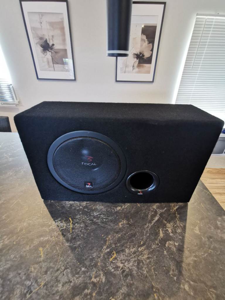 Focal Car subwoofer with built in 300w Amplifier. 