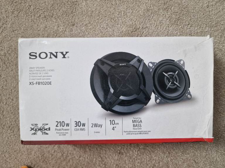 NEW SONY XS FB1020E SPEAKERS - 4 INCH