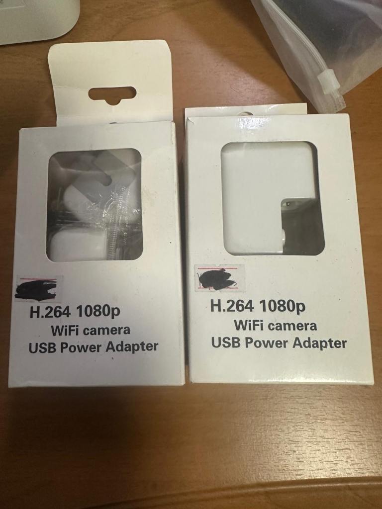H.264 1080p WiFi Camera USB Power Adapter – New in Box