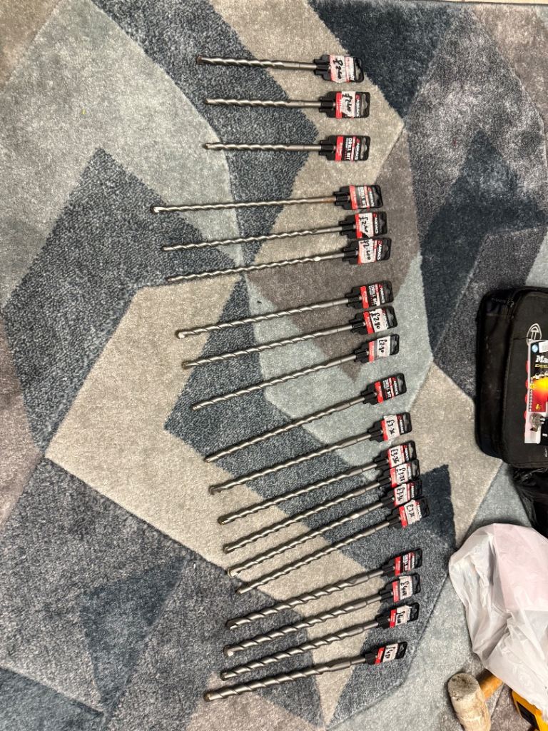 Selection of sds drill bits 