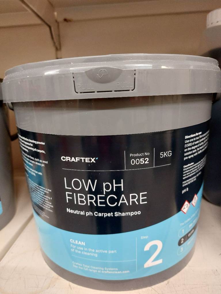 LOW PH FIBRECARE FOR CARPET CLEANING MACHINES.