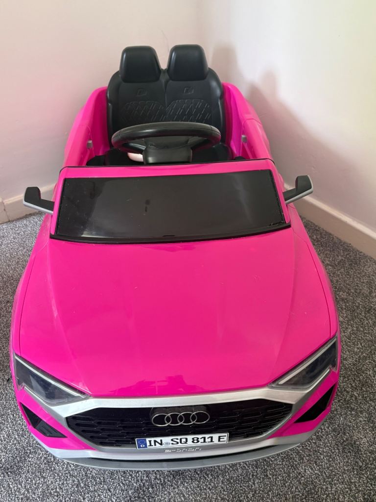 Pink Audi Ride-On Car