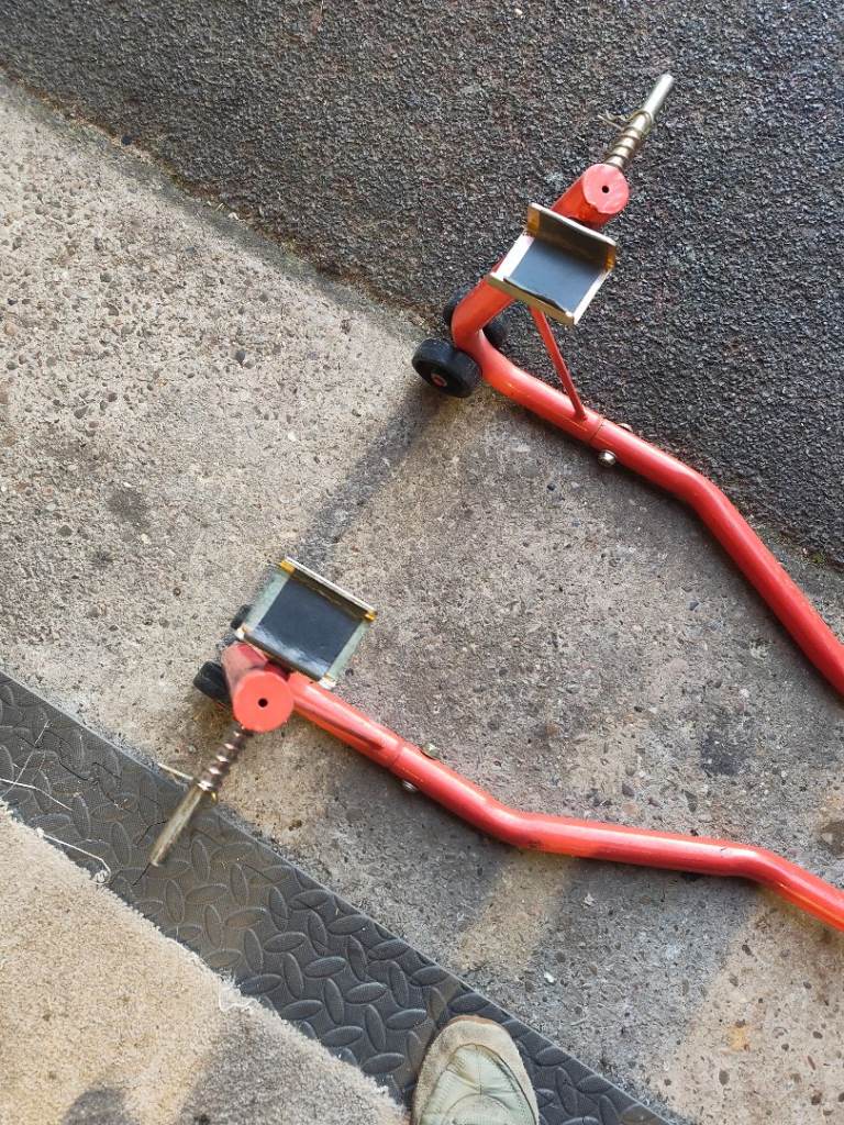 Rear motorbike paddock stand 