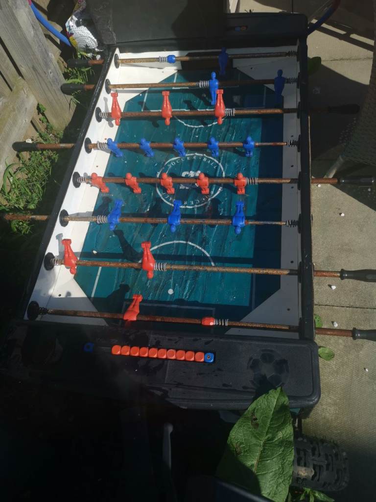 Foosball Table Football Game – Fair Condition