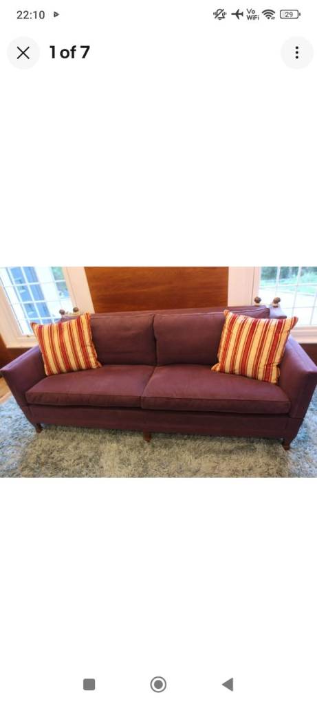 Quality Duresta handmade trafalgar sofa