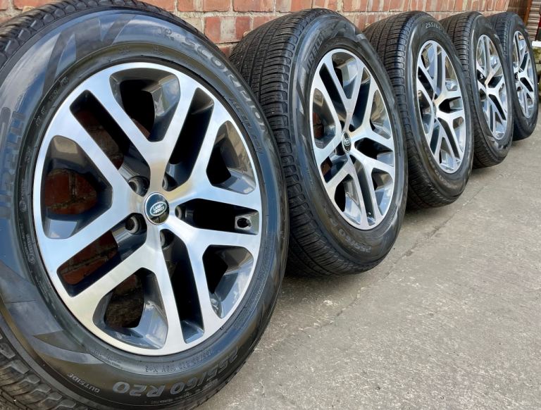 5x Genuine Land Rover Defender 20” Diamond Alloy Wheels L663 5095 Tyre 255/60/20