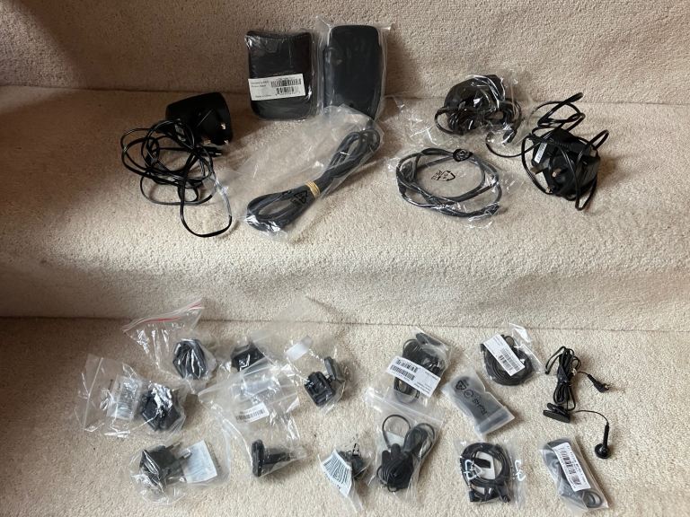 Various Blackberry Accessories: Plugs/Earplugs/Chargers/Pouches. Collect Chichester