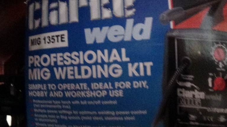 Clarke Weld MIG 135TE Professional Welding Kit