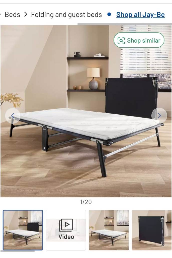 Jaybe folding bed double 