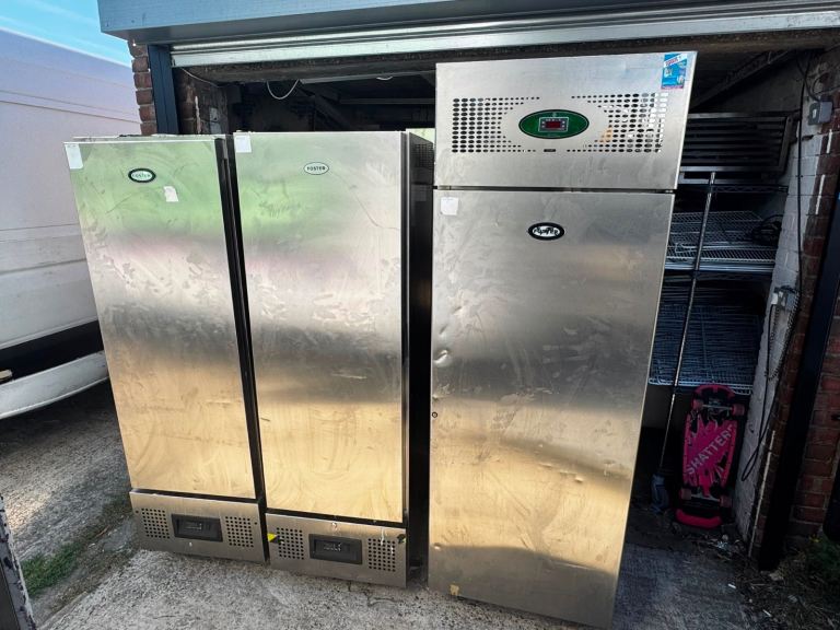 Commercial single door foster fridge fully serviced cafe shop restaurant 