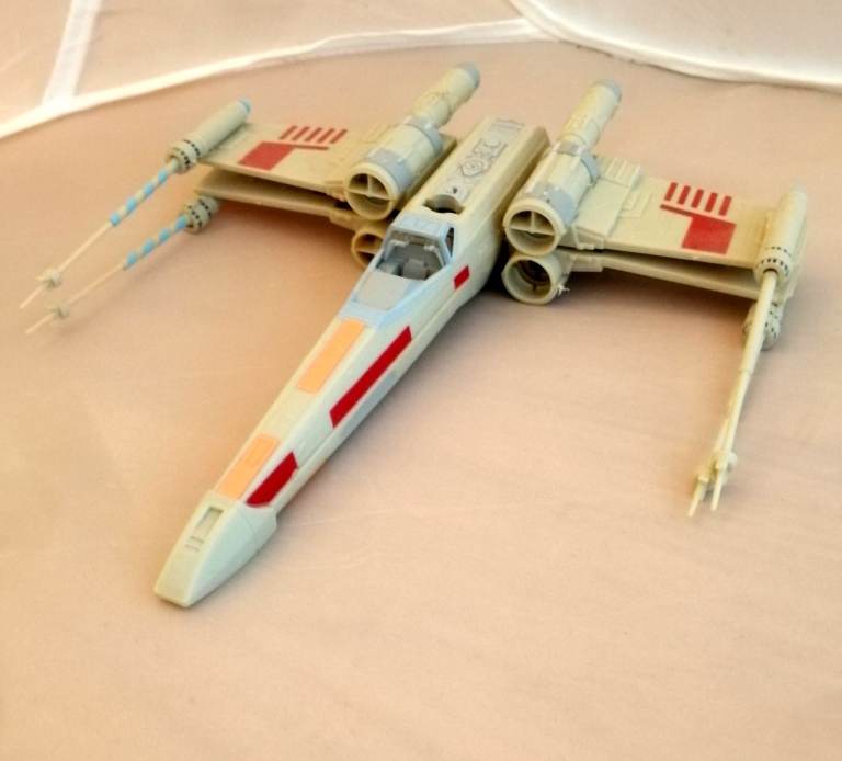 Revell Star Wars X-Wing & Starfighter Built Model Kits - No Box or Instructions