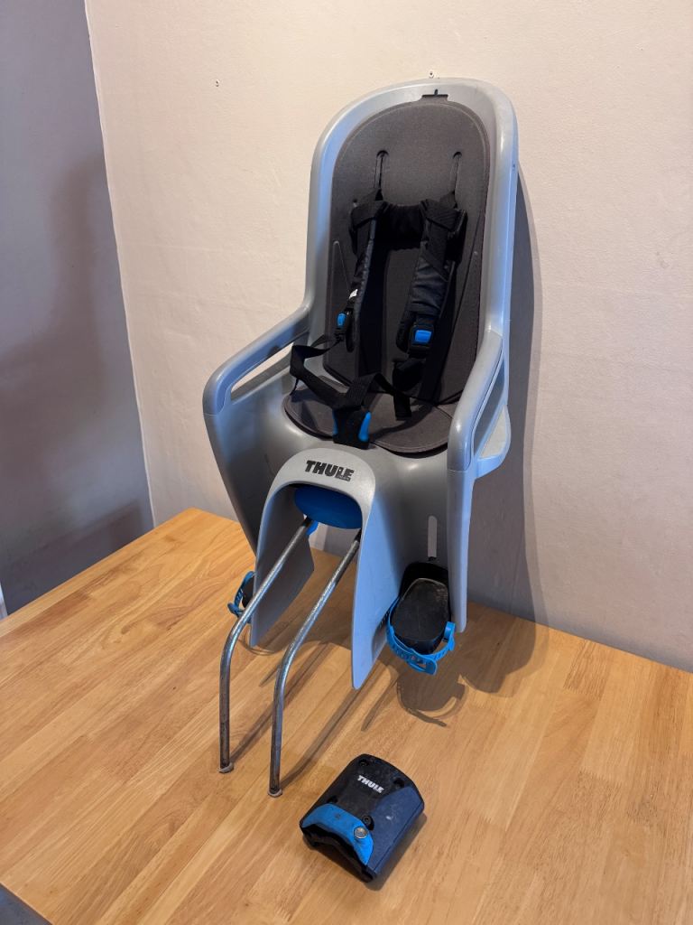 Thule RideAlong kids Bike Seat – Grey, Very Good Condition