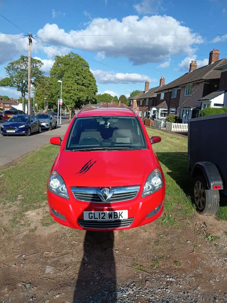 Vauxhall, ZAFIRA, MPV, 2012, Manual, 1598 (cc), 5 doors