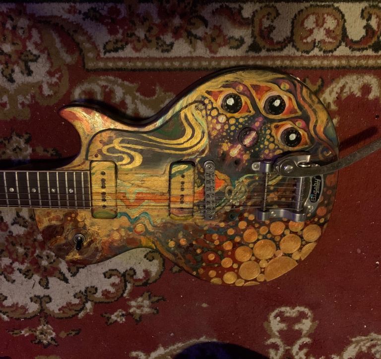 1978 Gibson Les Paul Special 55-77 USA RARE Hand painted