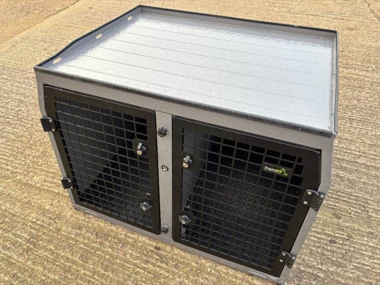 Transk9 Double Dog Travel Crate/Cage XXL