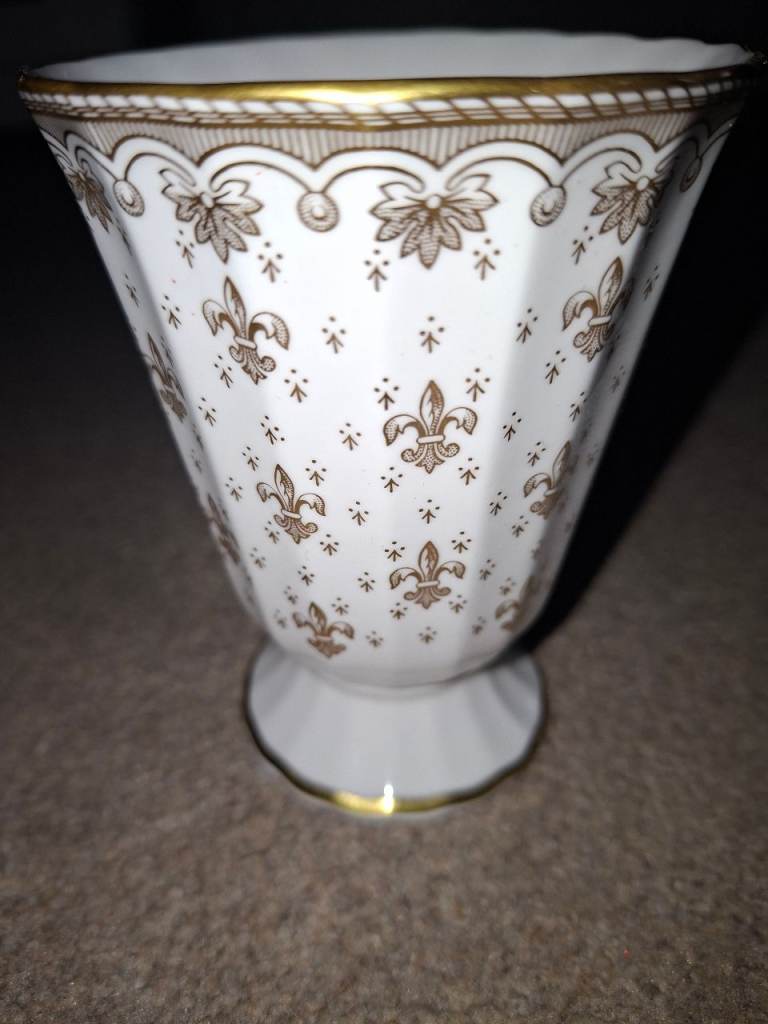 SPODE FLEUR DE LYS GOLD GOBLET