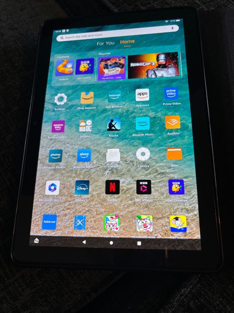 Amazon fireHD 10 tablet 